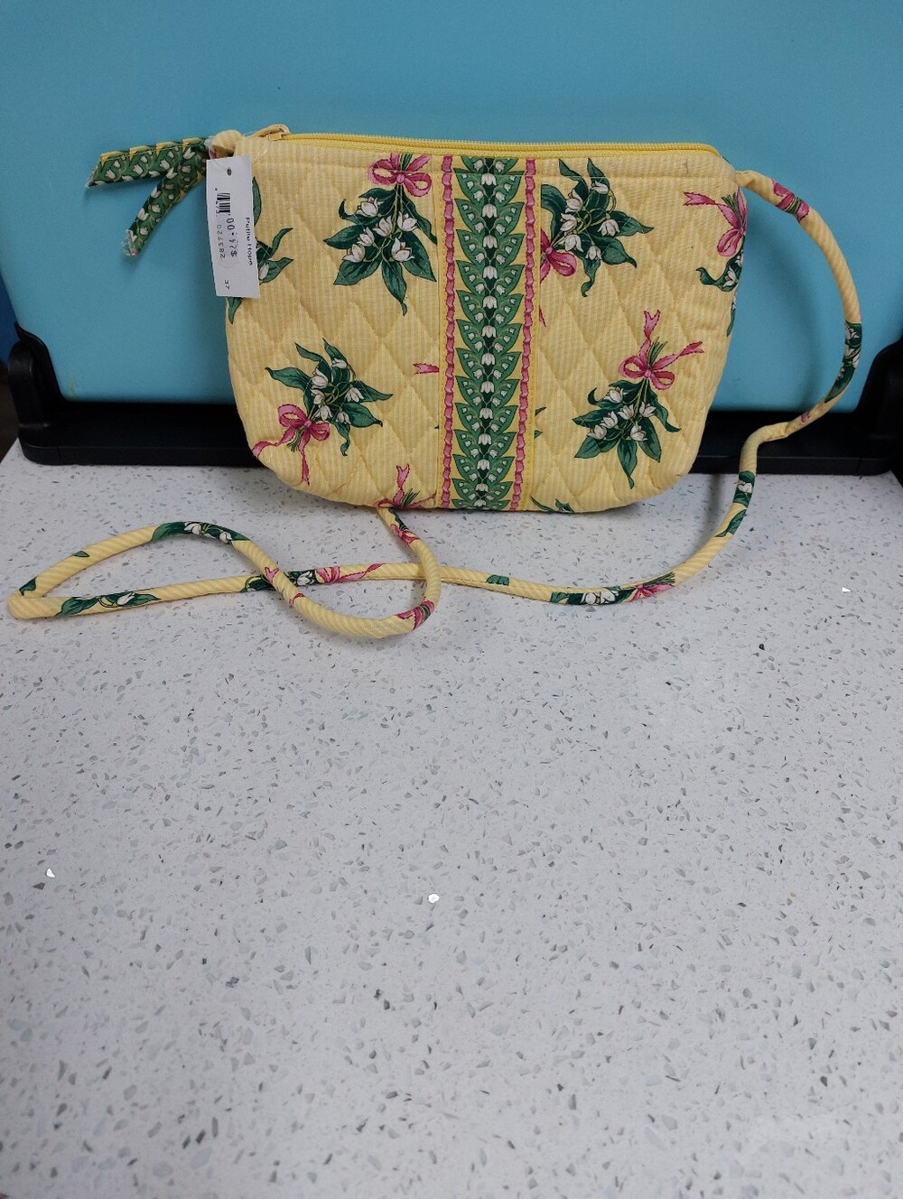 Vera Bradley Vintage Petit Crossbody Hope Yellow NWT
